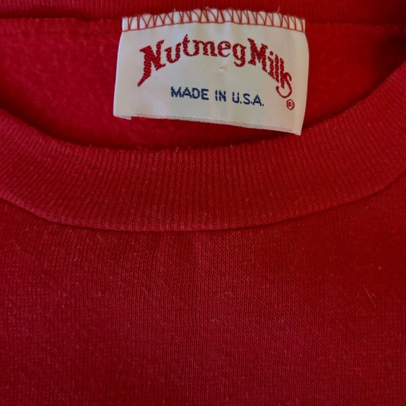 Vintage 1980s Nutmeg Mills University of Nebraska Sweatshirt - Size “Women’s” L - Picture 3 of 6